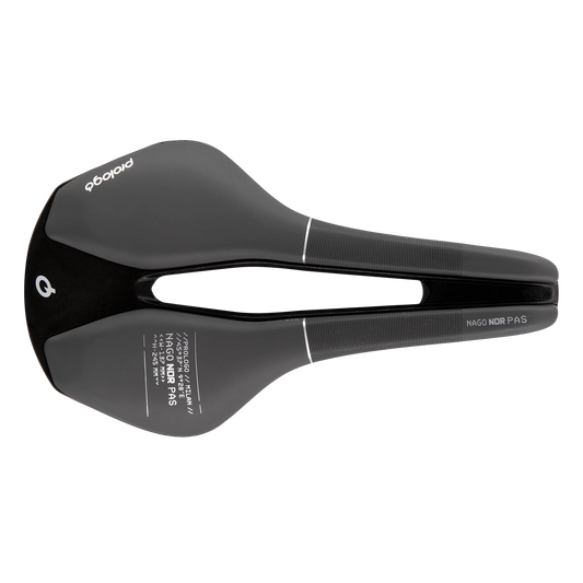 PROLOGO NAGO NDR PAS 137mm Satula Tirox Rails Musta