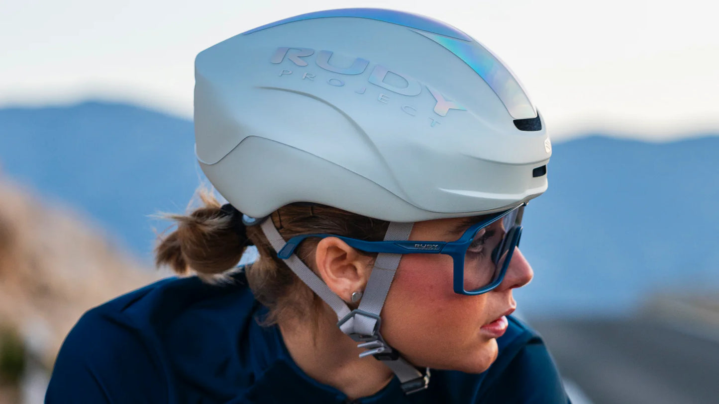 RUDY PROJECT NYTRON PRO Road kypärä Valkoinen Iridescent Matt