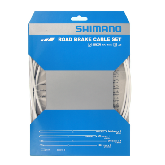 SHIMANO PTFE valkoinen jarruvaijeri- ja letkusarja