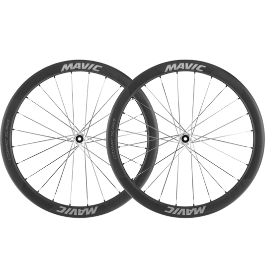 MAVIC COSMIC SLR 45 Tubeless Ready (Center Lock) -pyöräpari Musta/Hopea