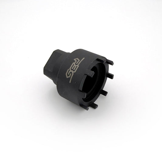 E-Bike-pohjakonsolin mutteriholkki PBS TOOLS BOSCH active line + ja brose -malleihin.