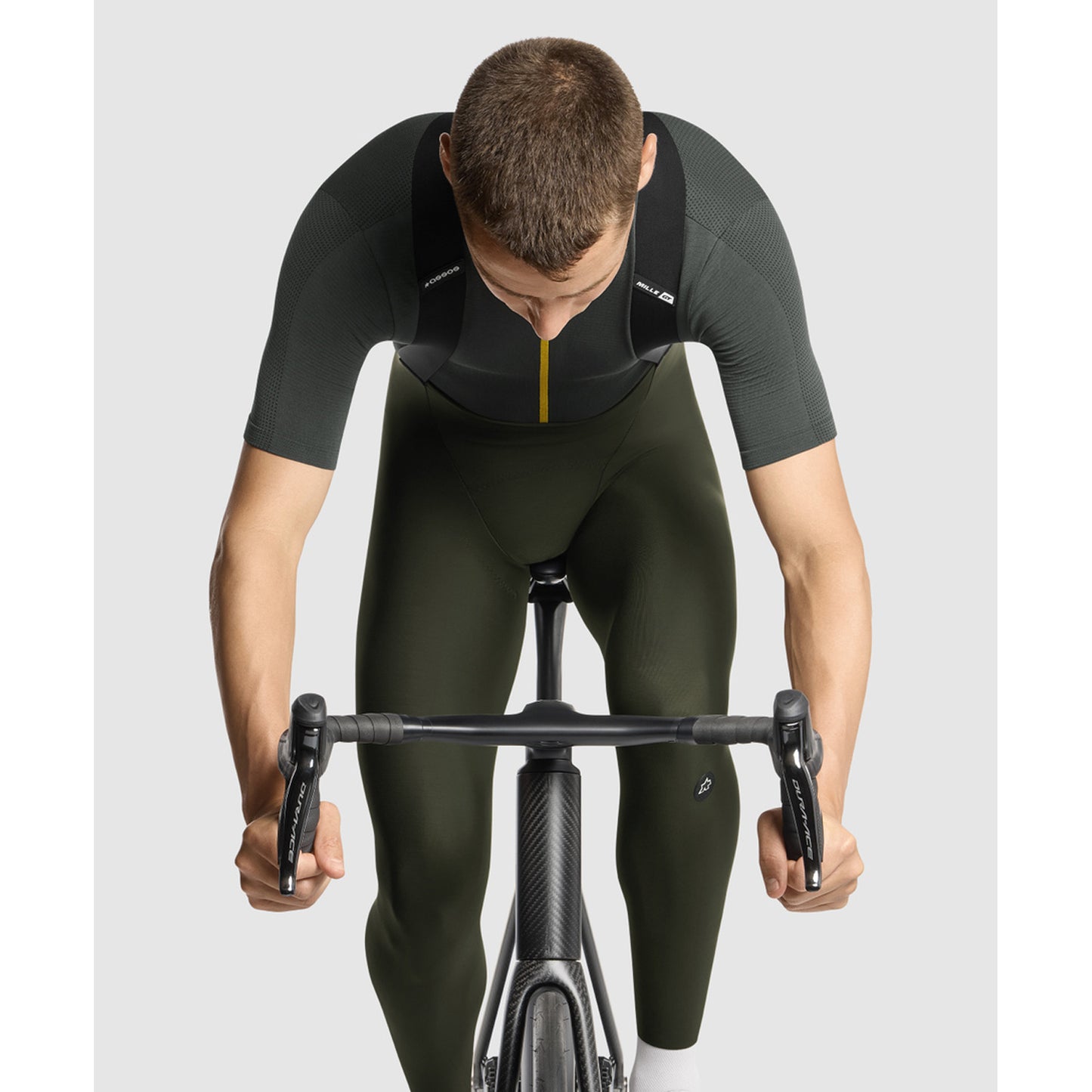 ASSOS MILLE GT S11 Deep Green Bib Tight -lappuhaalari