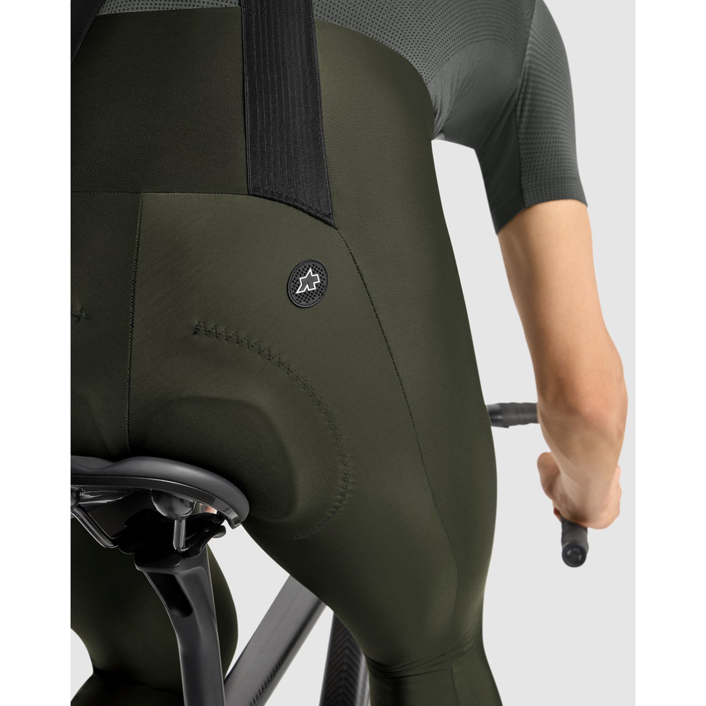 ASSOS MILLE GT S11 Deep Green Bib Tight -lappuhaalari