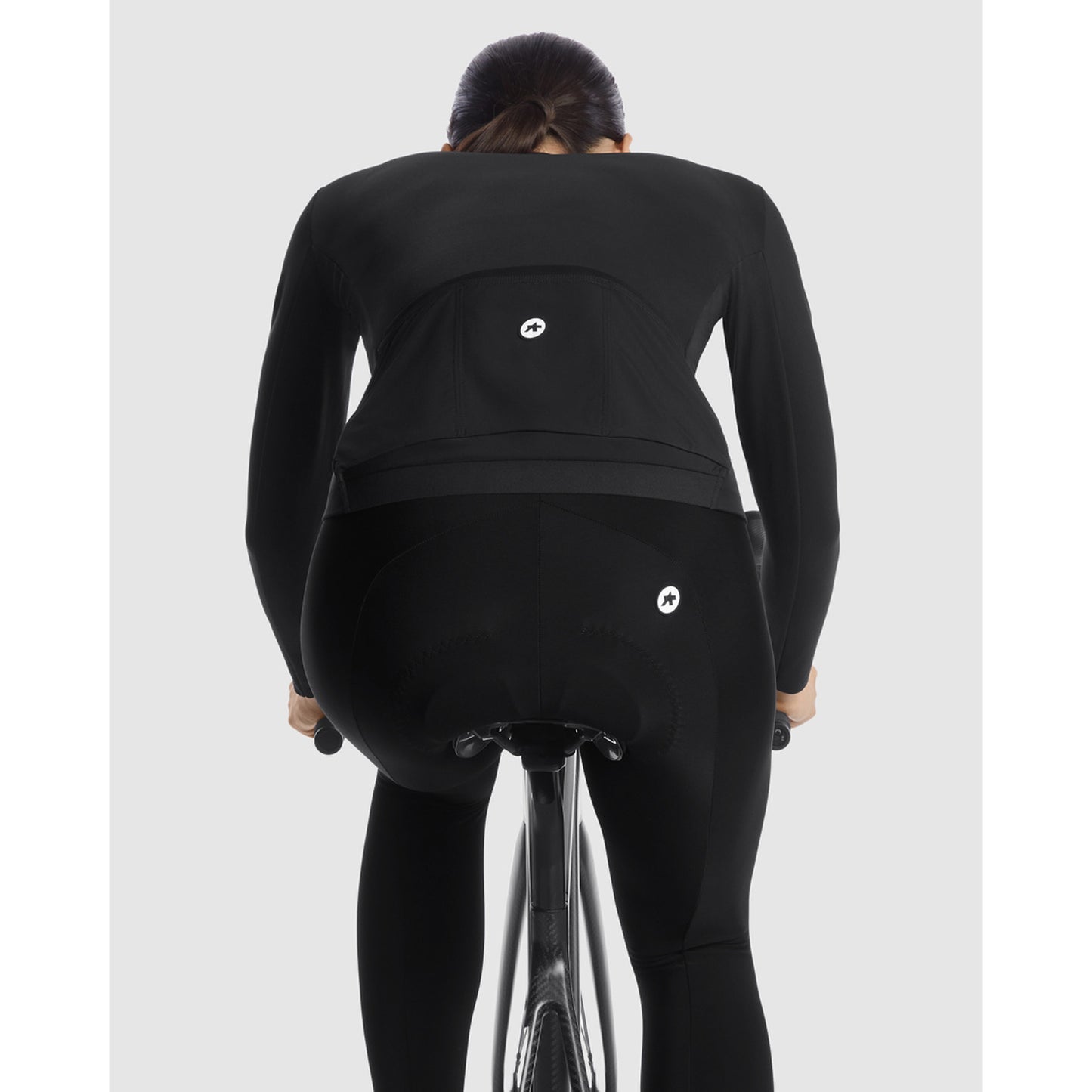 ASSOS UMA GT C2 pitkähihainen naisten trikoo Musta sarja