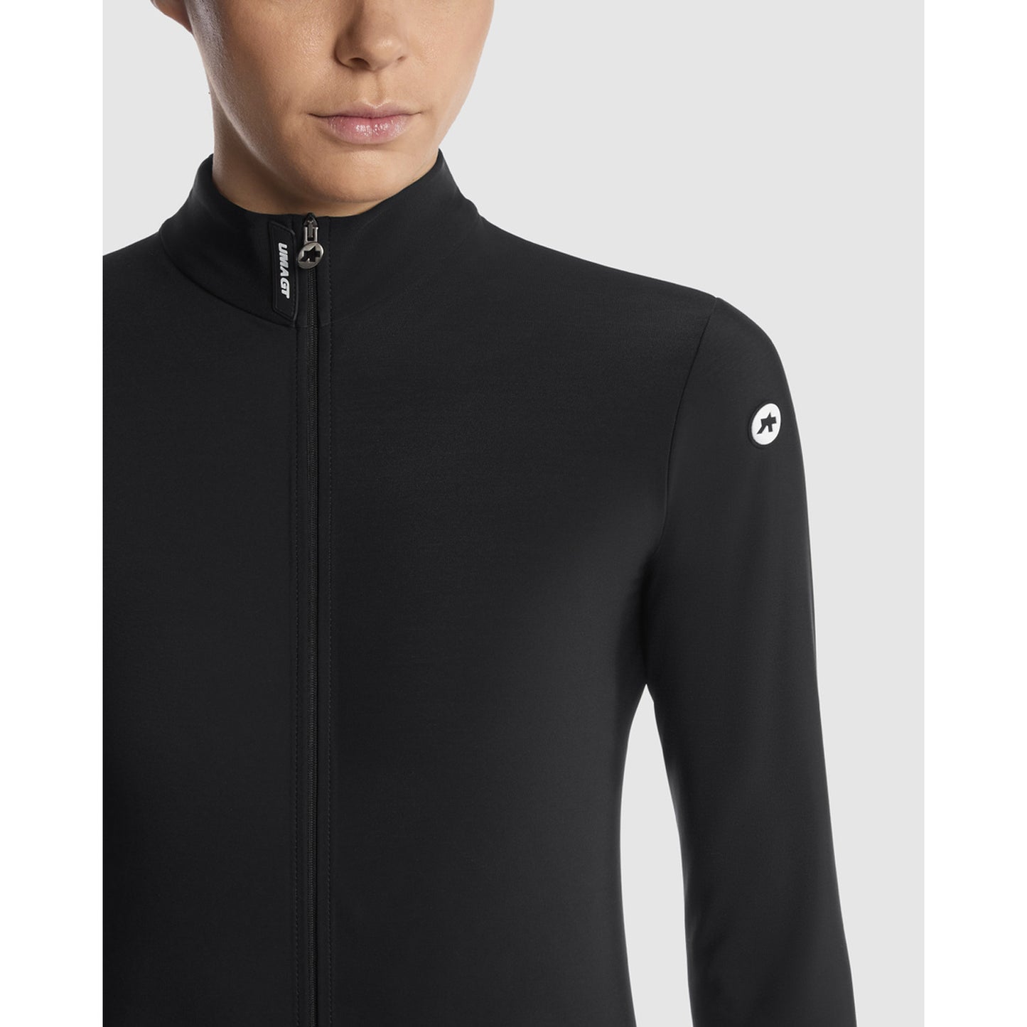 ASSOS UMA GT C2 pitkähihainen naisten trikoo Musta sarja
