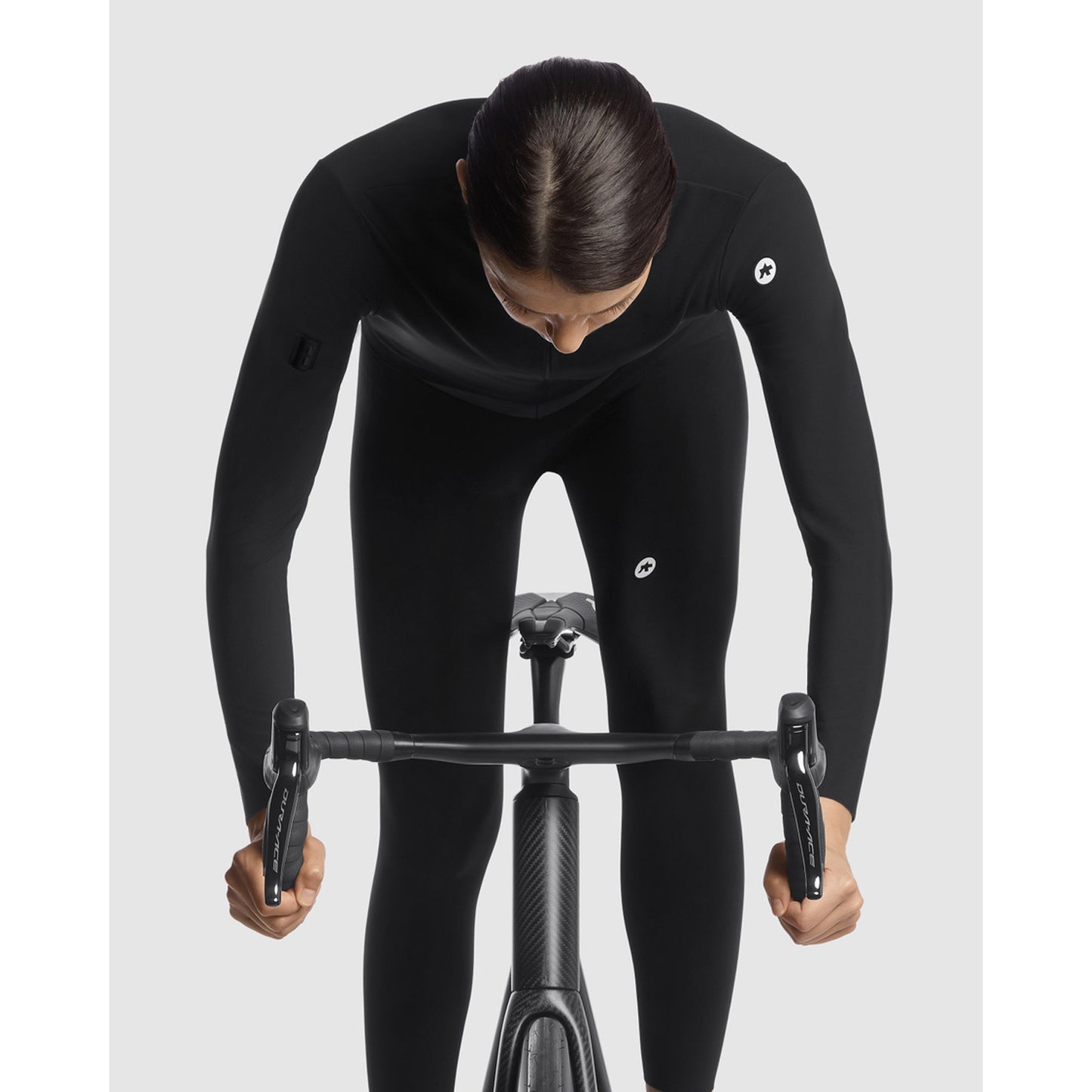 ASSOS UMA GT C2 pitkähihainen naisten trikoo Musta sarja