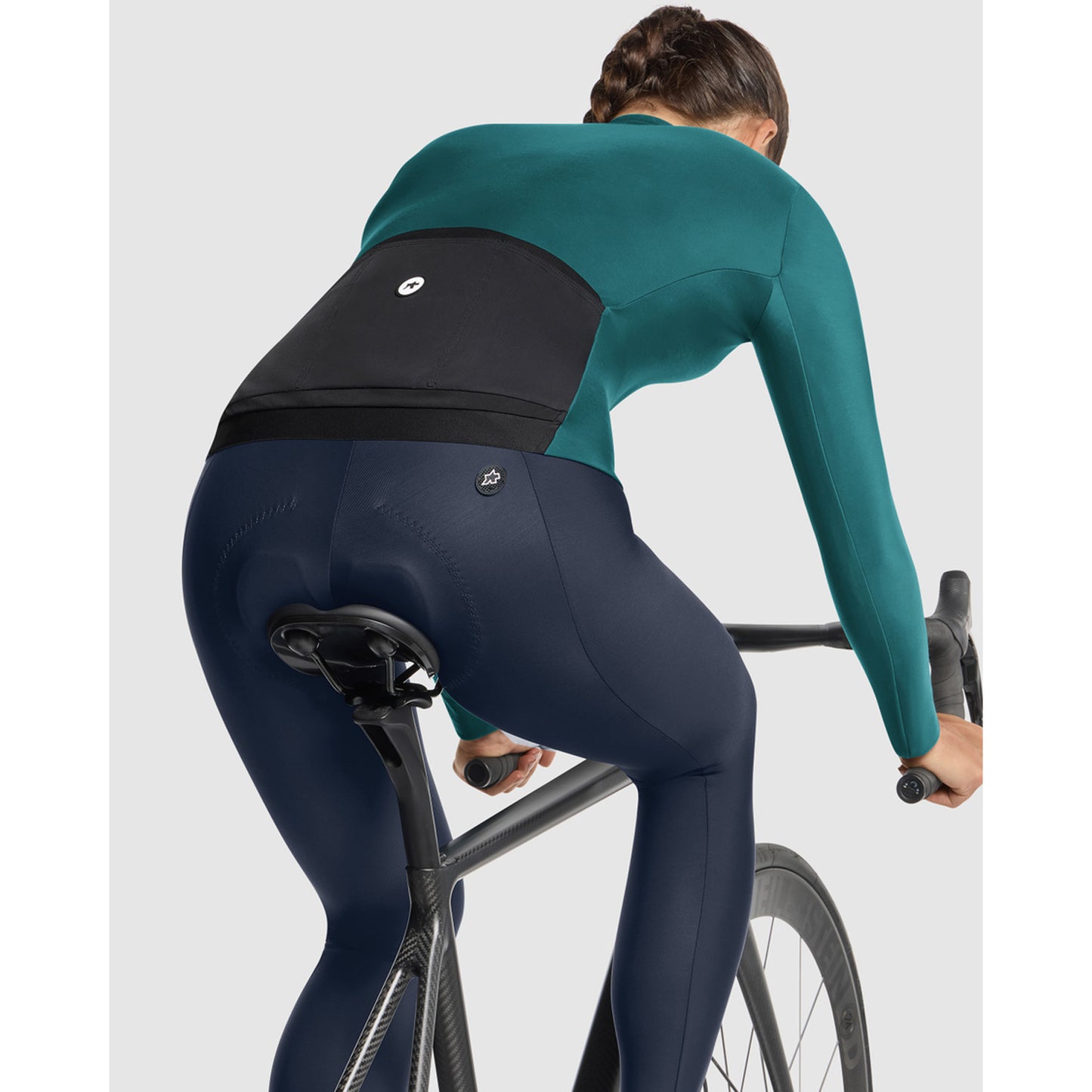 ASSOS UMA GT C2 Pitkähihainen naisten Foundation vihreä Jersey
