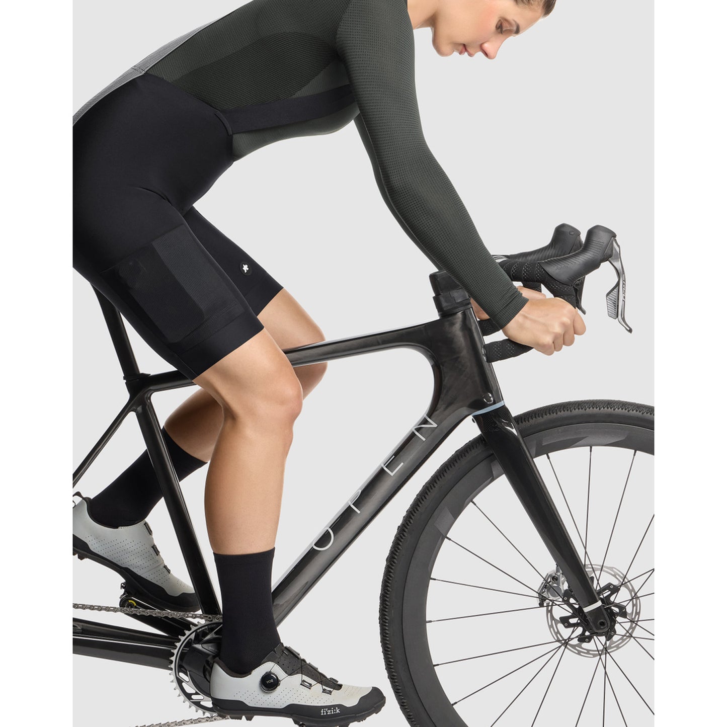 ASSOS TACTICA T5 Naisten musta sarja Bib Tight -vaatteet