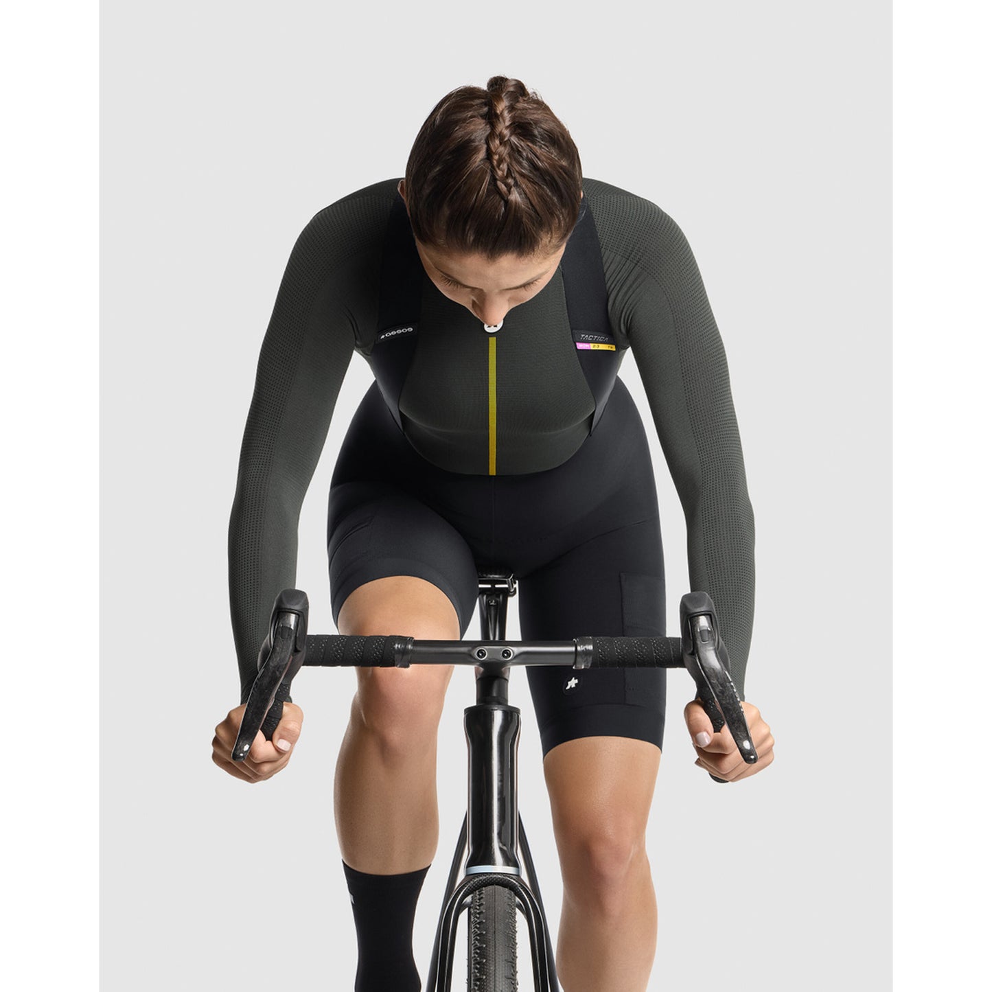ASSOS TACTICA T5 Naisten musta sarja Bib Tight -vaatteet