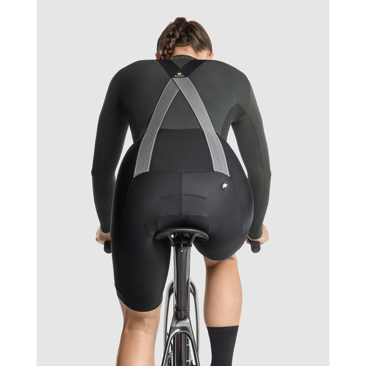 ASSOS TACTICA T5 Naisten musta sarja Bib Tight -vaatteet