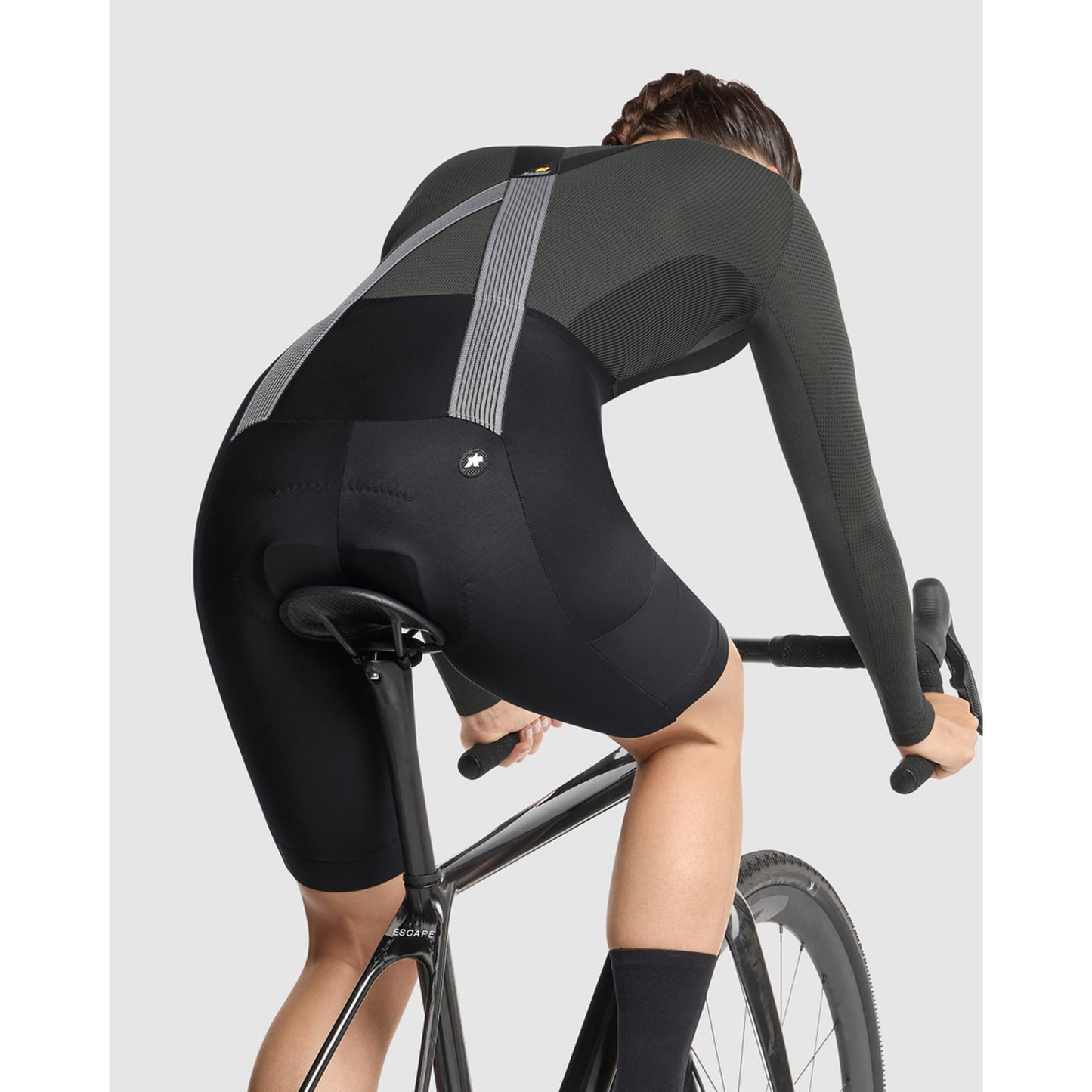 ASSOS TACTICA T5 Naisten musta sarja Bib Tight -vaatteet