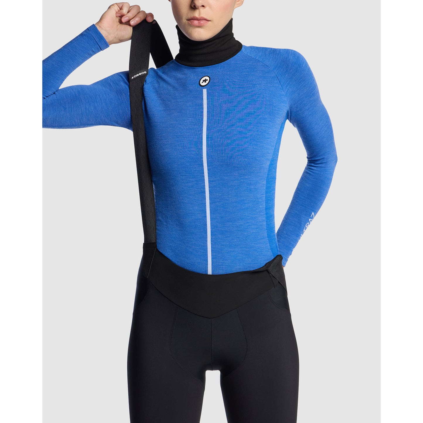 ASSOS WOM UZ P1 Naisten pitkähihainen Calypso Blu alusvaatteet