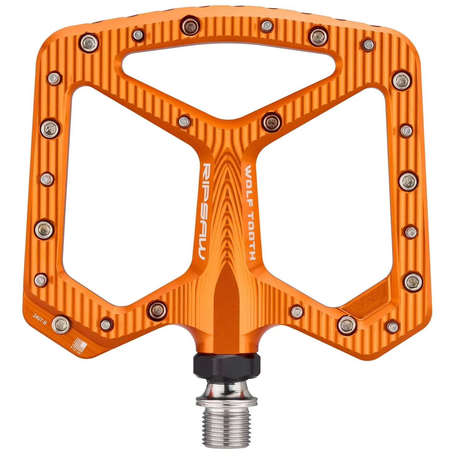 WOLF TOOTH RIPSAW -tasapohjaiset polkimet, oranssit