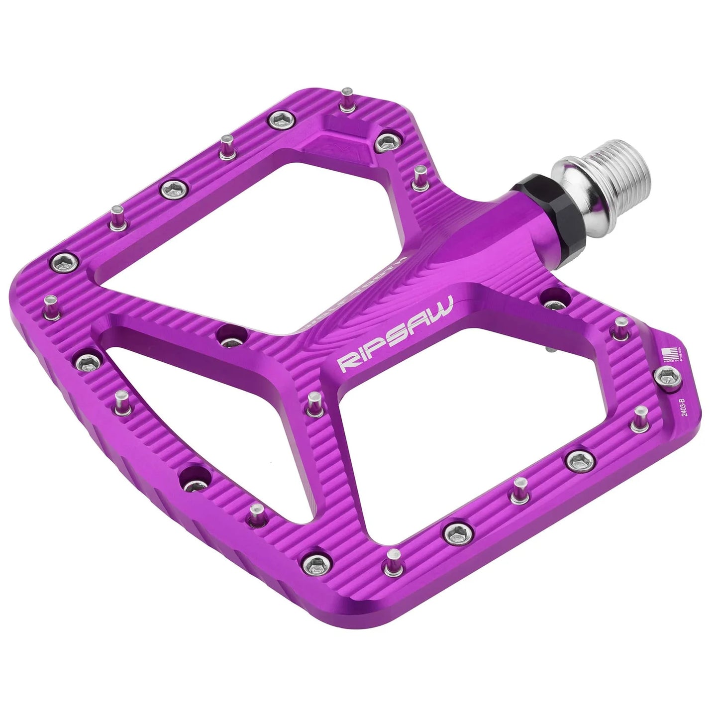 WOLF TOOTH RIPSAW -tasapohjaiset polkimet, violetti