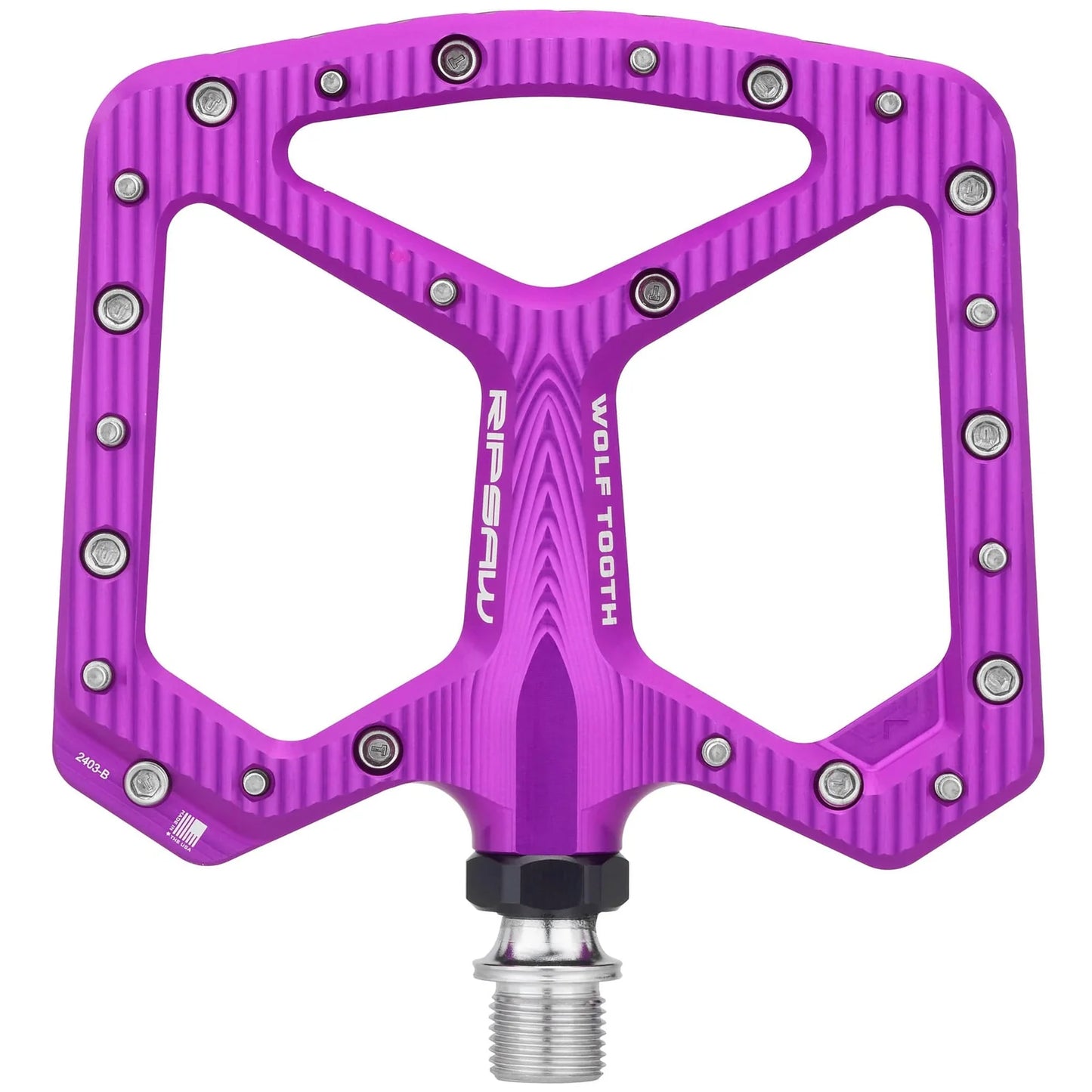 WOLF TOOTH RIPSAW -tasapohjaiset polkimet, violetti