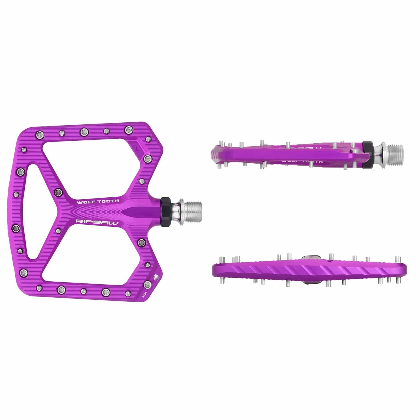 WOLF TOOTH RIPSAW -tasapohjaiset polkimet, violetti