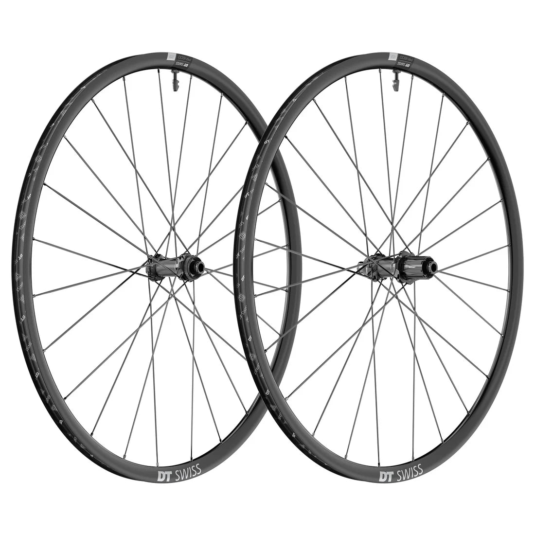 Pari DT SWISS PR 1600 SPLINE 23 DISC pyörät renkailla (Center Lock)