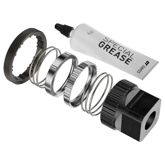 Päivityssarja RATCHET DT SWISS DEG90T DF 0/10/20° Anti Pedal Kickback ja työkalu