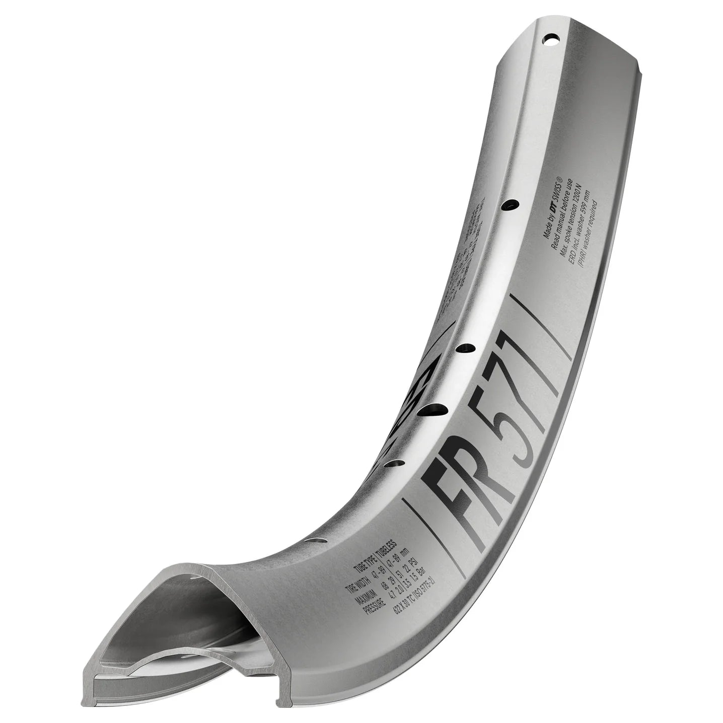 DT SWISS FR 571 27.5'' 30 mm hopeinen vanne