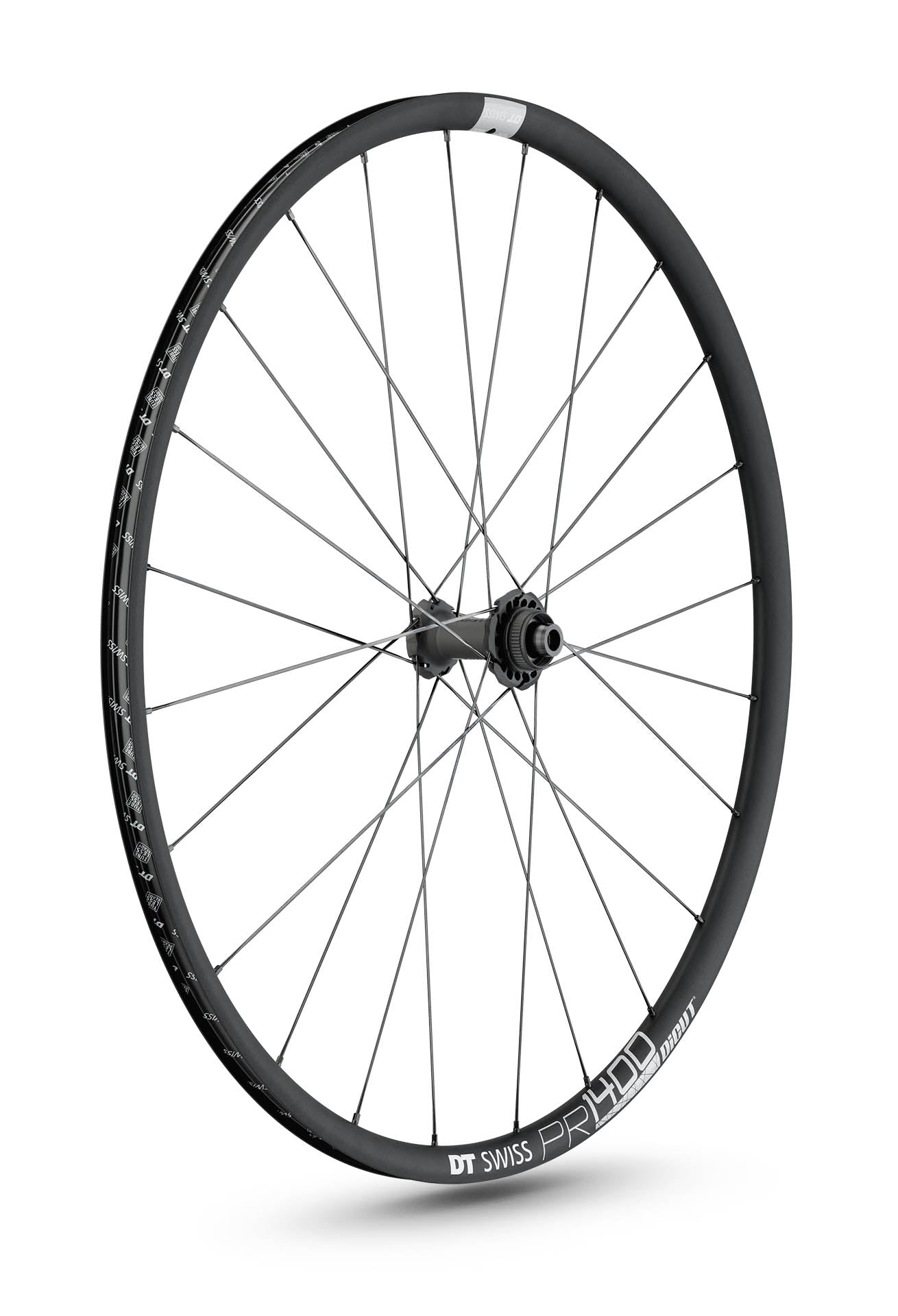 Pari DT SWISS PR 1400 DICUT 21 DISC pyörät renkailla (Center Lock)