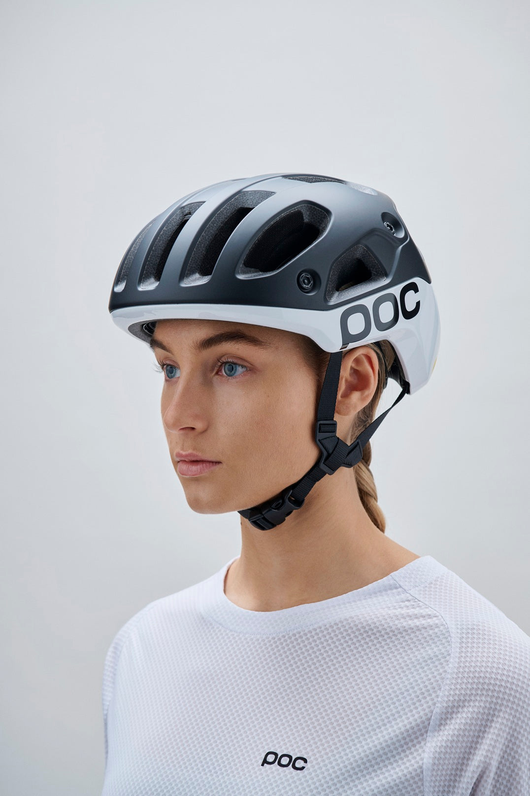 POC CULARIS PURE MTB-kypärä Valkoinen/Musta Matto