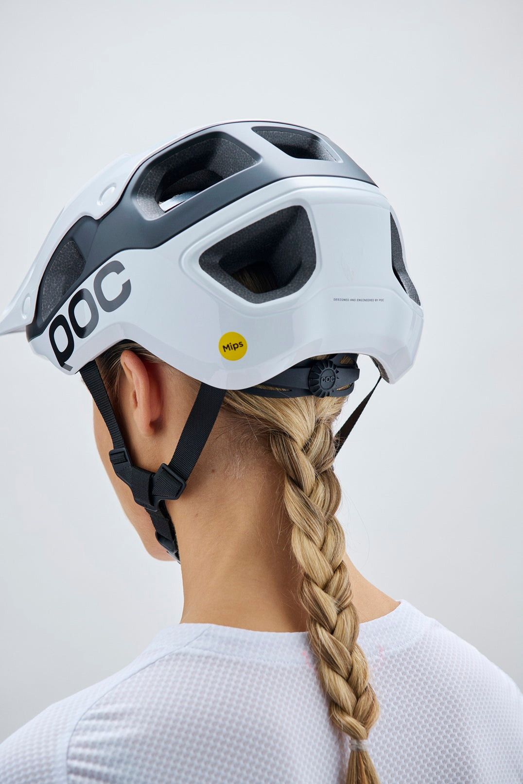 POC CULARIS PURE MTB-kypärä Valkoinen/Musta Matto
