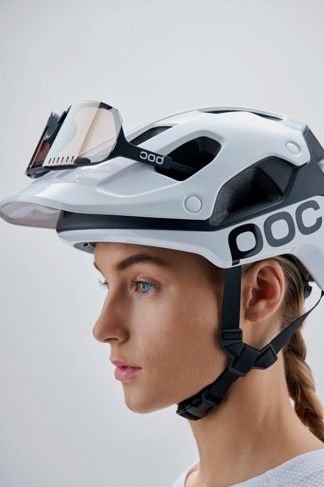 POC CULARIS PURE MTB-kypärä Valkoinen/Musta Matto