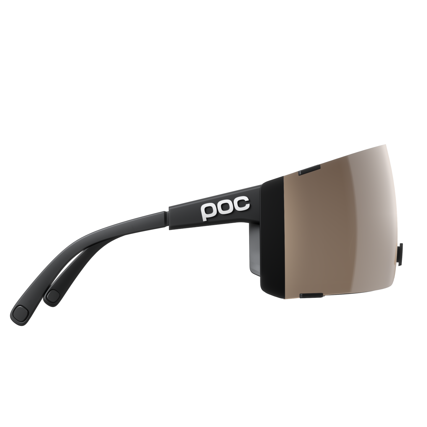 POC PROPEL lasit Musta Clarity Trail osittain aurinkoinen hopea linssi
