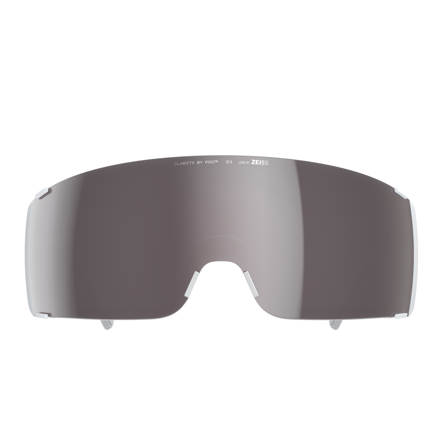 POC PROPEL + Valkoiset lasit Clarity Road Aurinkoinen Hopea Linssi