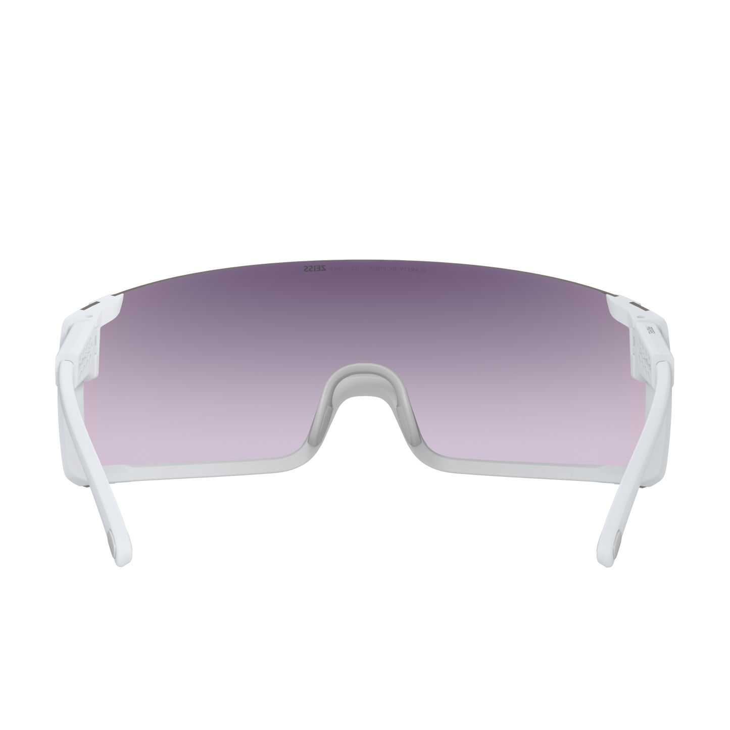 POC PROPEL + Valkoiset lasit Clarity Road Aurinkoinen Hopea Linssi