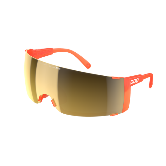 POC PROPEL-lasit Fluoresoiva oranssi läpikuultava kirkkaus Road Sunny Gold -lasit
