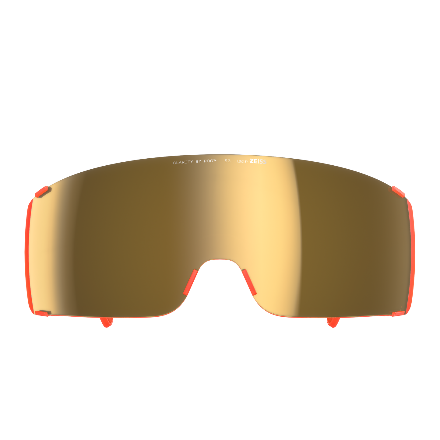 POC PROPEL-lasit Fluoresoiva oranssi läpikuultava kirkkaus Road Sunny Gold -lasit