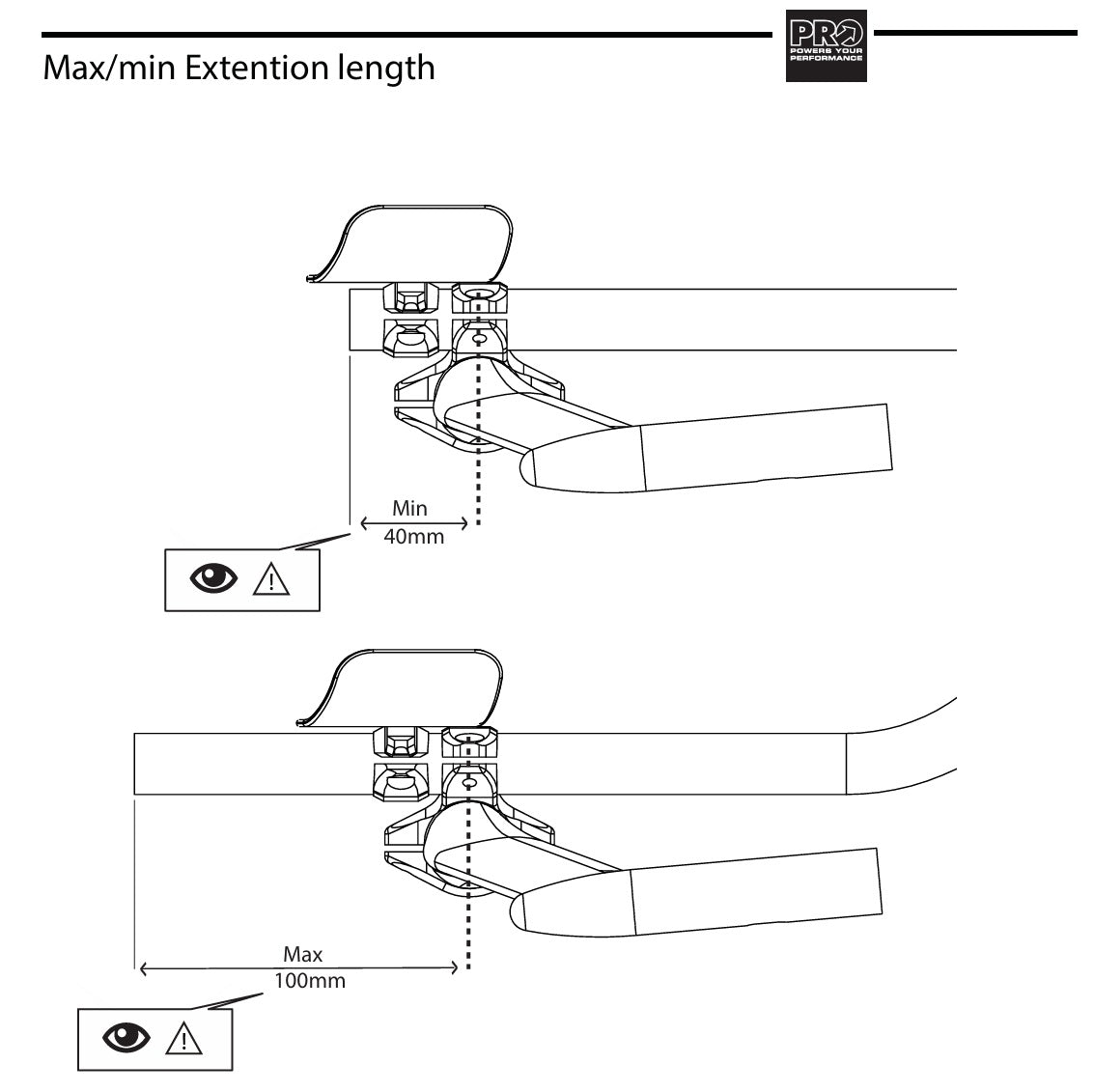Ripustimen jatke PRO MISSILE ALU Form S