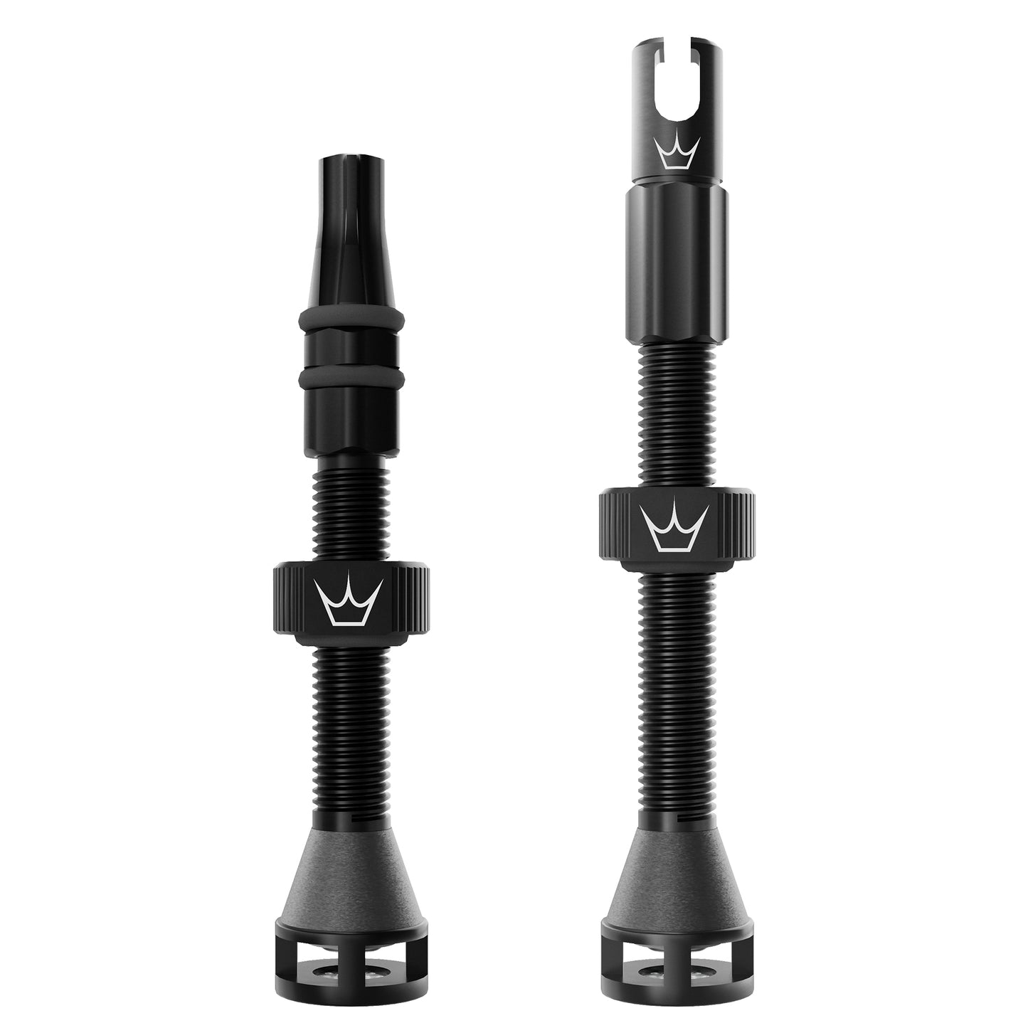 PEATY'S HOLESHOT FAST FLOW MX 42/60mm Tubeless venttiilit (x2) Musta
