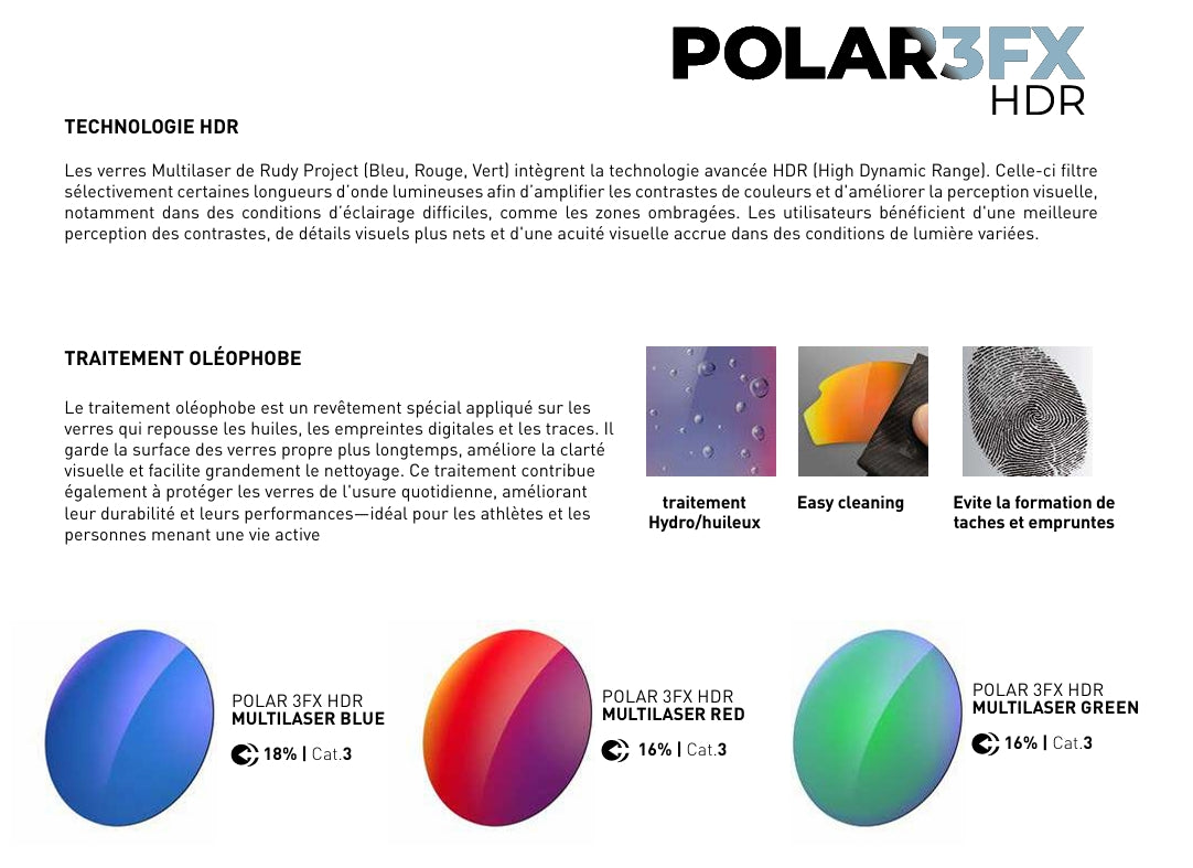 Silmälasit RUDY PROJECT ASTRAL SPHERE Kristalli Musta Linssit POLAR 3FX POLARIZED Multilaser - moniteholasit