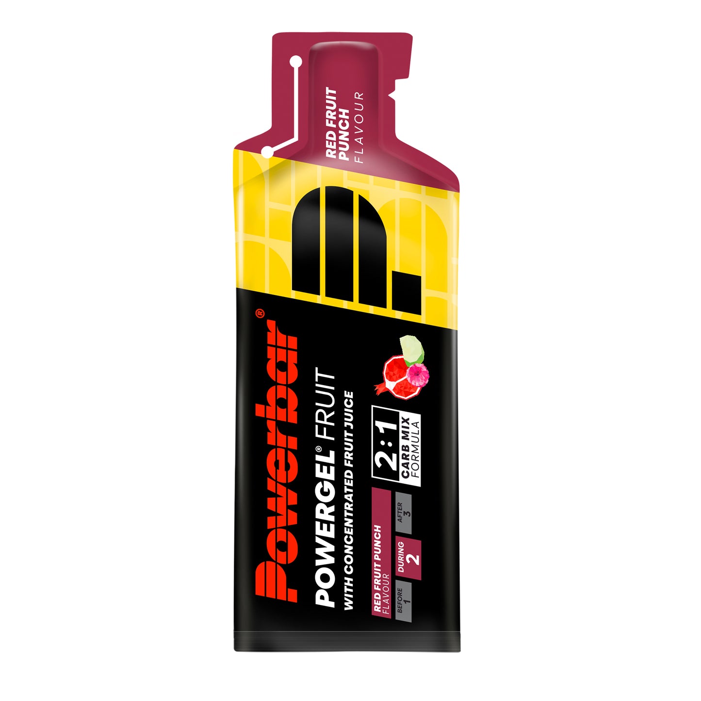 POWERBAR POWERGEL FRUIT energiageeli (41gr) Punaiset marjat