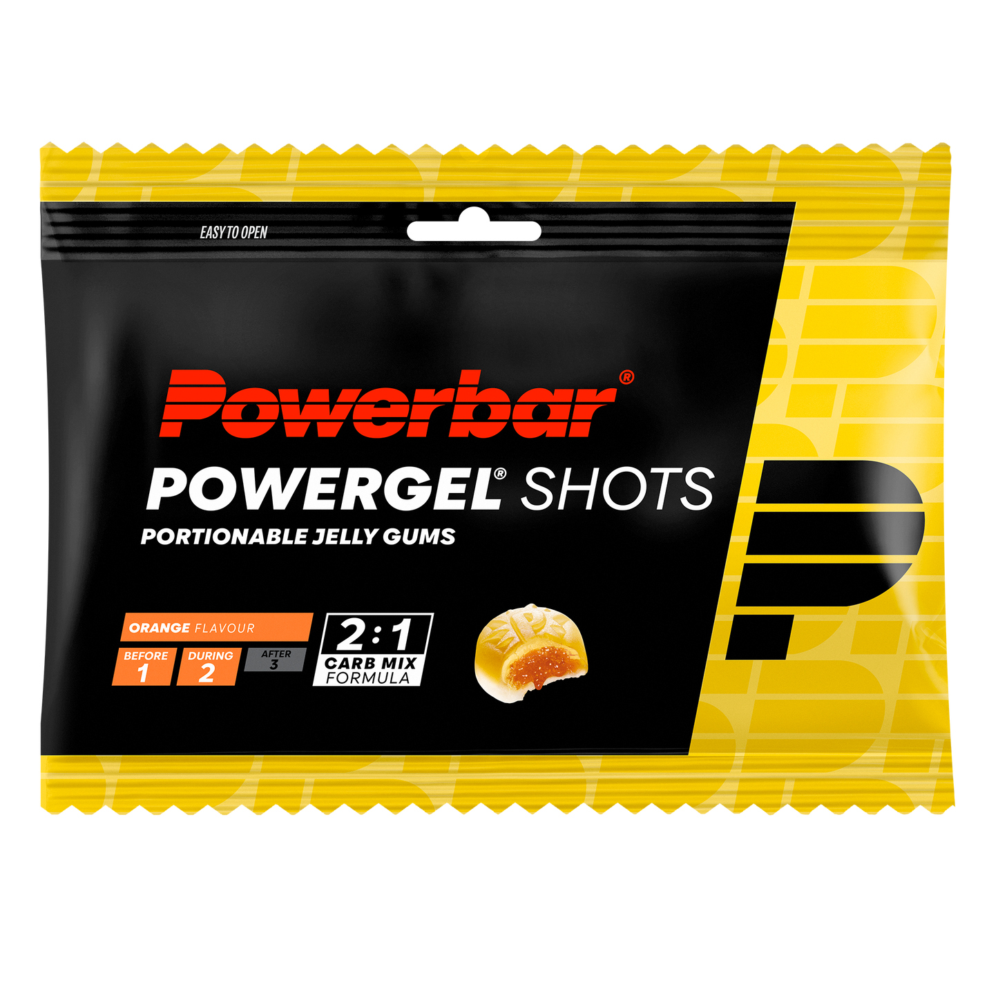 POWERBAR POWERGEL Shots karkit (60gr) Oranssi (60gr)