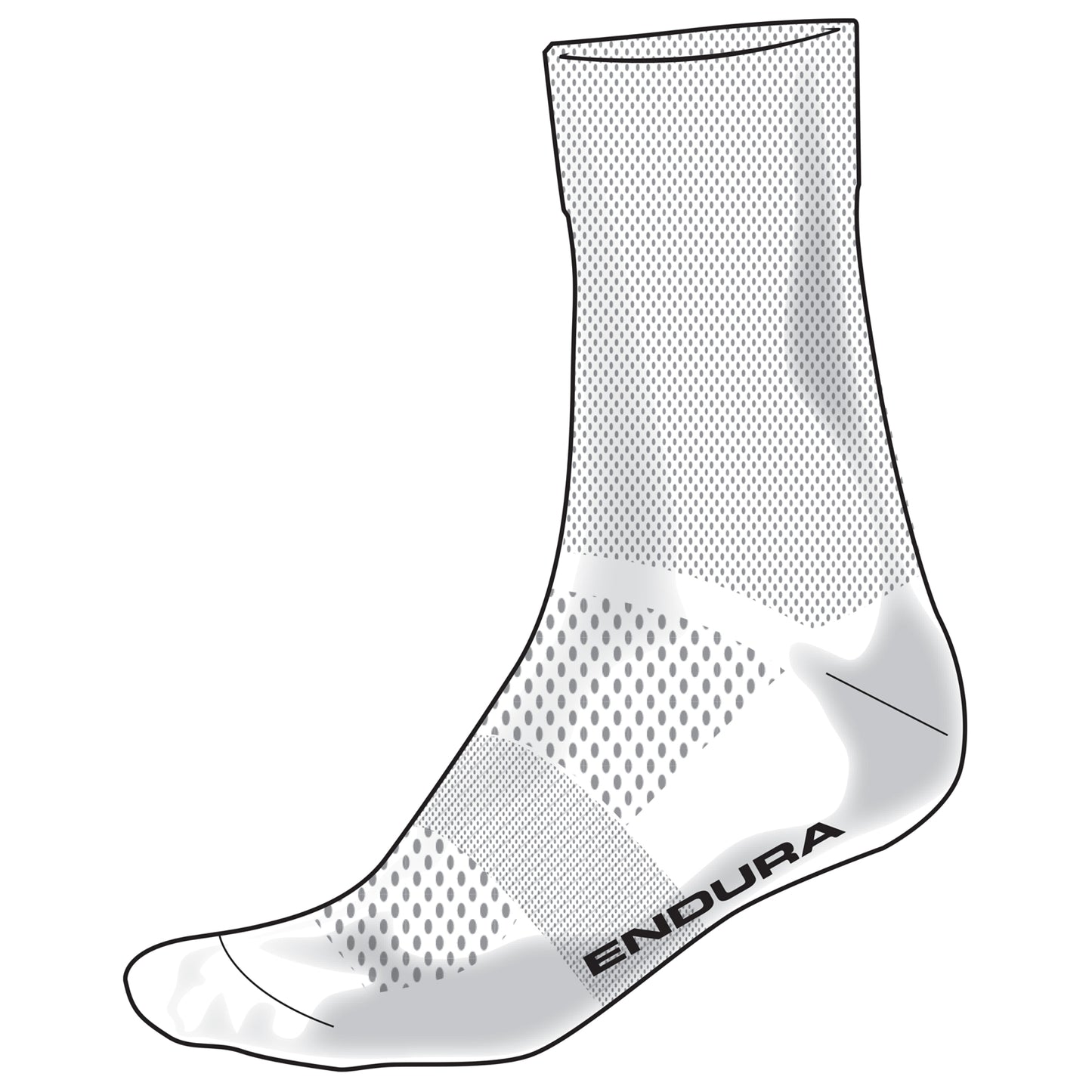 ENDURA PRO SL POWER -sukat Valkoinen