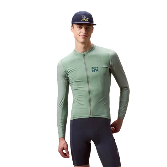 Pitkähihainen ajopaita ENDURA ALLTRACK RIDE Salvianvihreä