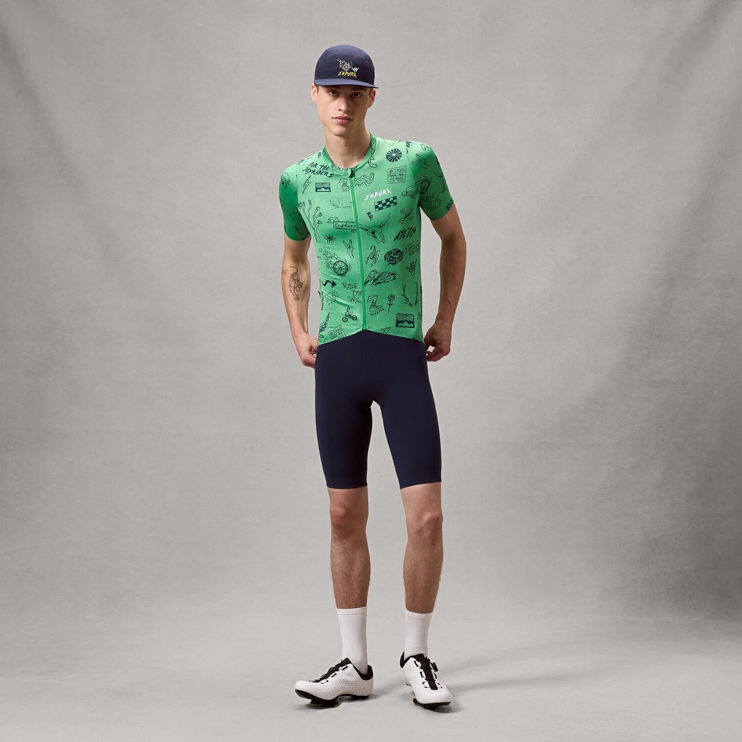 ENDURA PRO SL PRINT lyhythihainen trikoo vihreä