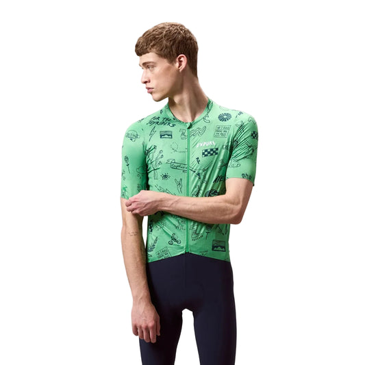 ENDURA PRO SL PRINT lyhythihainen trikoo vihreä