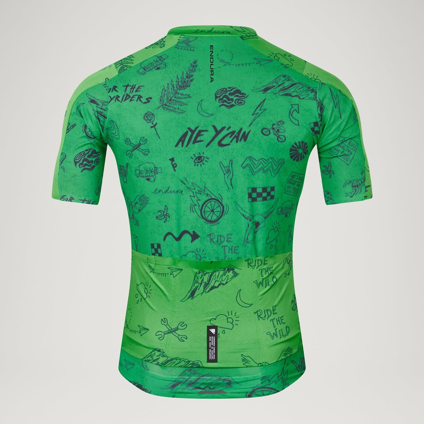ENDURA PRO SL PRINT lyhythihainen trikoo vihreä