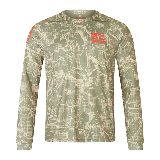 ENDURA LTD PRINTED pitkähihainen Camo Jersey Khaki 2025