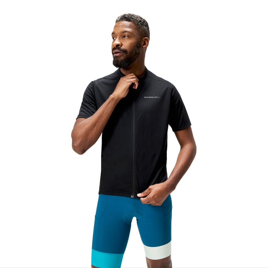ENDURA LOOP ZIPPED lyhythihainen trikoo musta