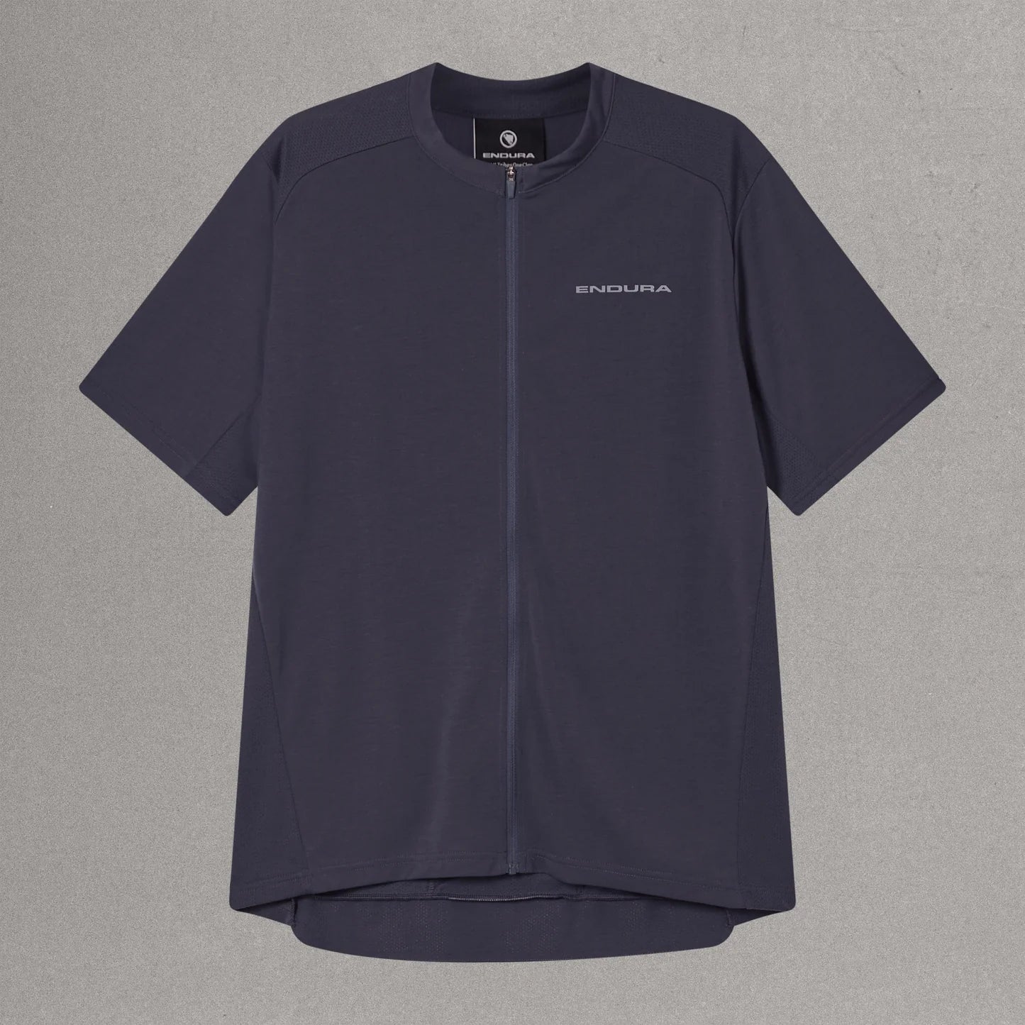 ENDURA LOOP ZIPPED lyhythihainen Carbon Jersey harmaa