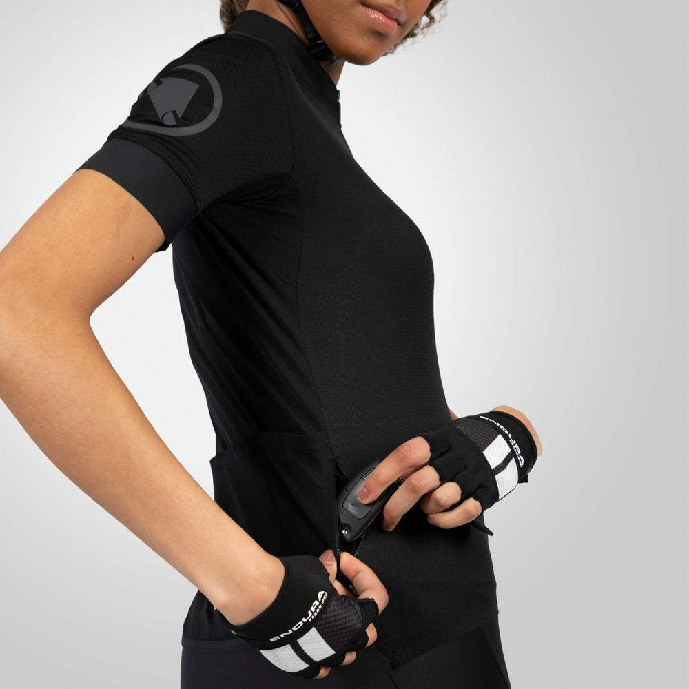 ENDURA FS260 Naisten lyhythihainen trikoo Musta 2025