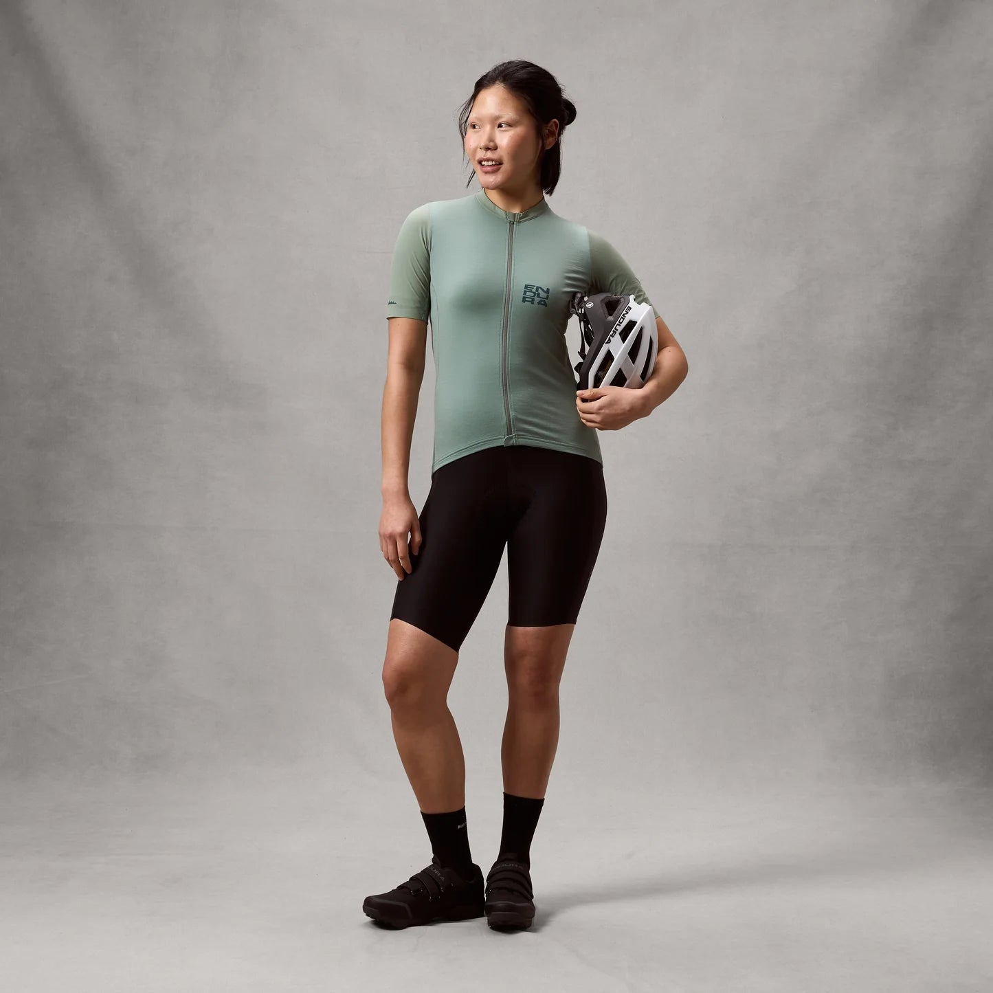 ENDURA ALLTRACK RIDE Naisten lyhythihainen trikoo Sage Vihreä