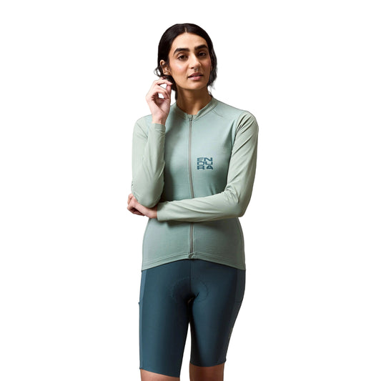 ENDURA ALLTRACK RIDE Naisten Pitkähihainen Jersey Sage Green