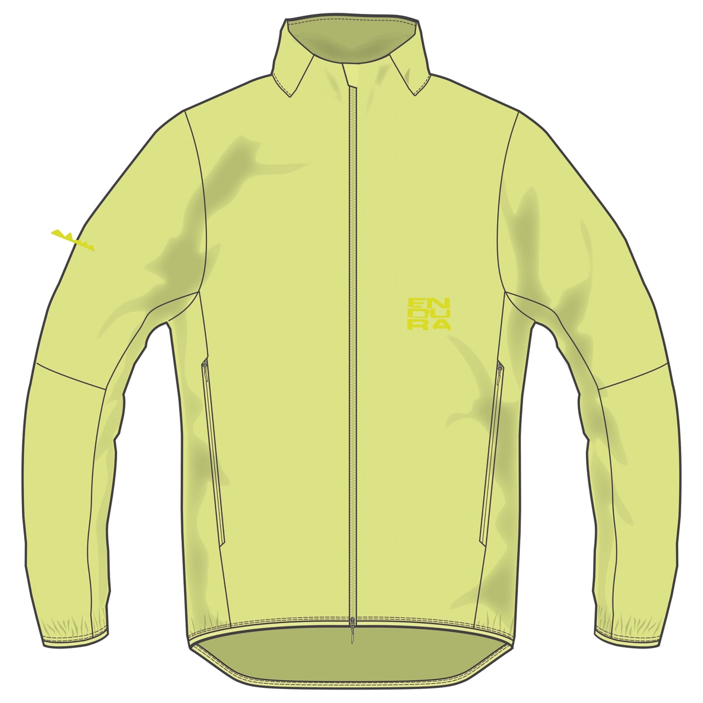 ENDURA ALLTRACK RIDE PAKATTAVA takki Keltainen 2026