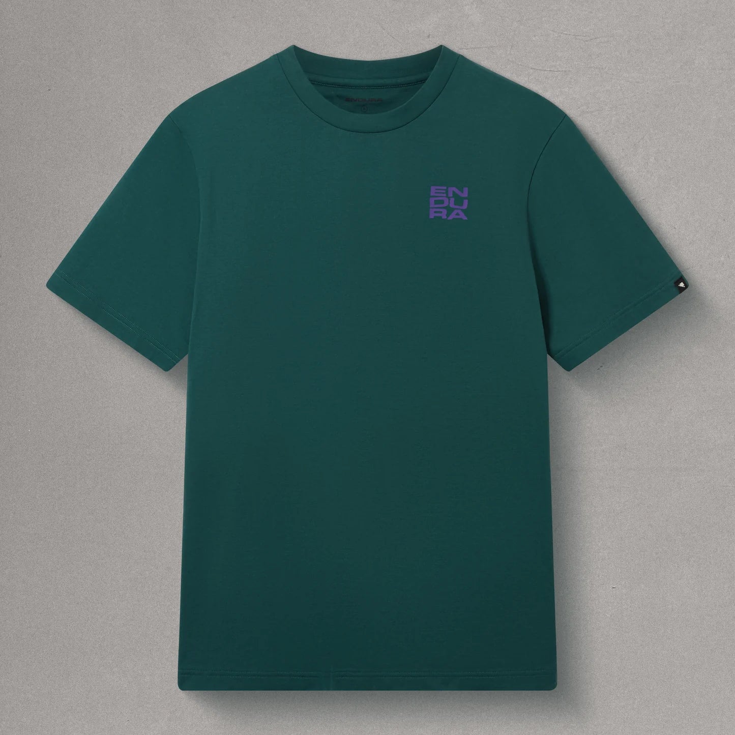 ENDURA STACKED LOGO GRAPHIC T-paita Teal värinen